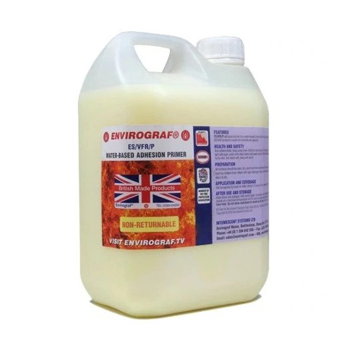 related product FPS-ES-VFR-P1_AND_FPS-ES-VFR-P5_Envirograf ES-VFR-P Clear Fire Protection Primer 1 AND 5 Litres