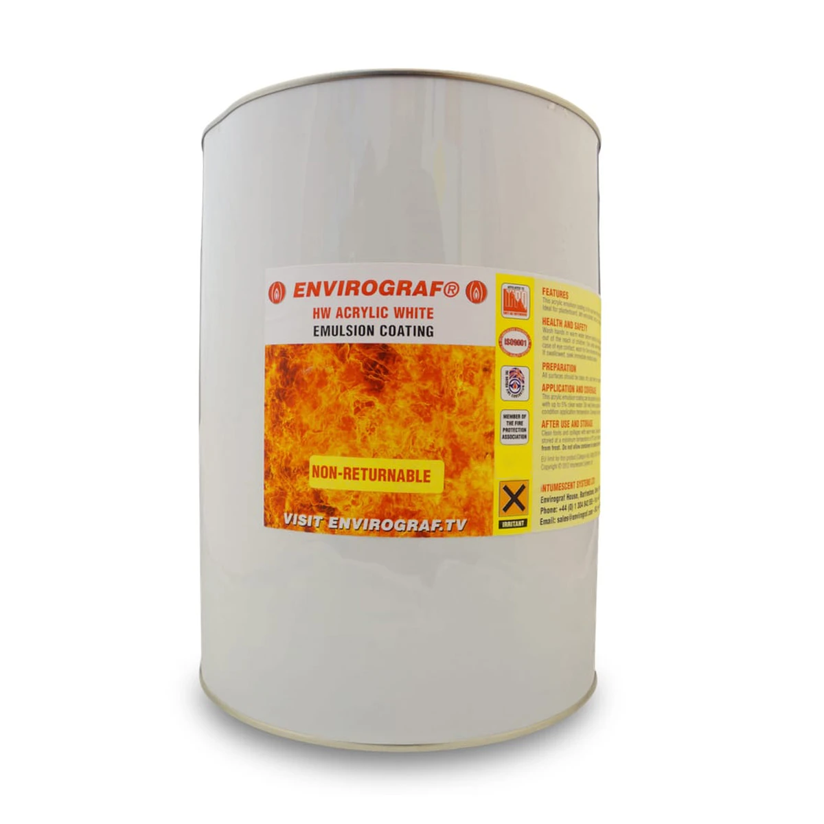related product FPSINT001-015_FPSINT001-016_FPSINT001-017_Envirograf HW Acrylic White Top Coat 1 2.5 AND 5 Litre