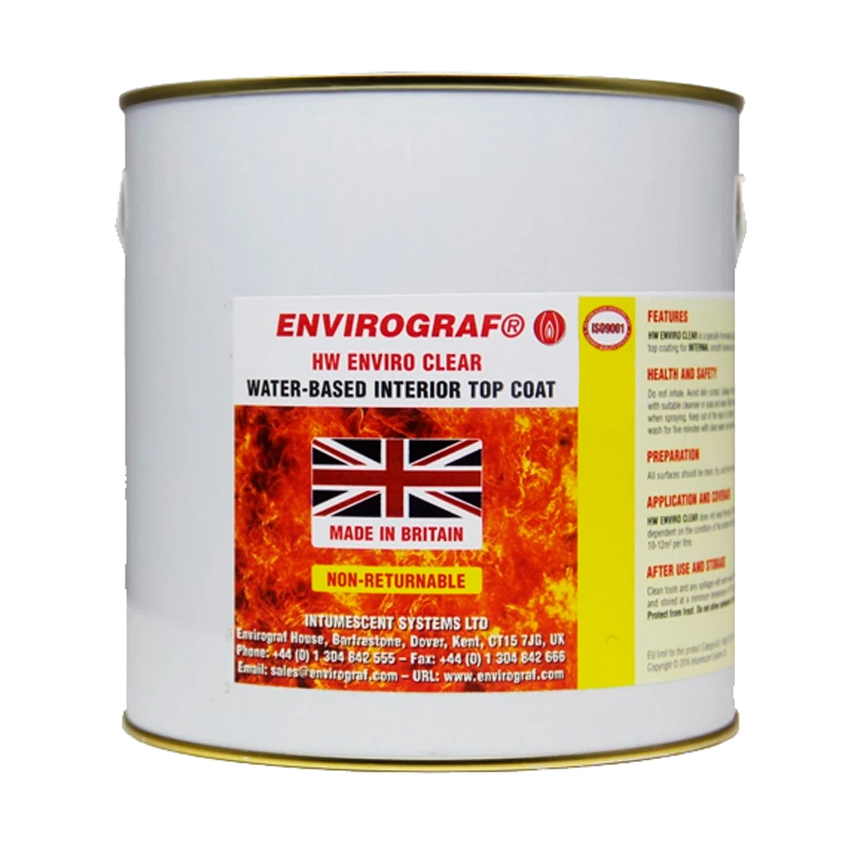 related product FPS-HWENCL1_FPS-HWENCL2.5_FPS-HWENCL5_FPS-HWENCL10_1ltr 2.5ltr 5ltr and 10ltr Envirograf HW Enviro Clear Top Coat