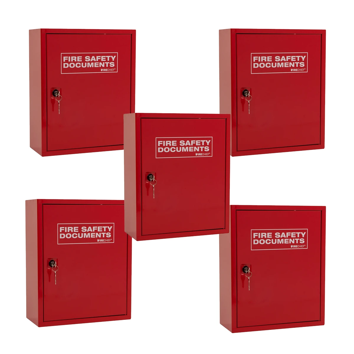 related product 5-x-firechief-red-fire-document-cabinets-with-key-lock