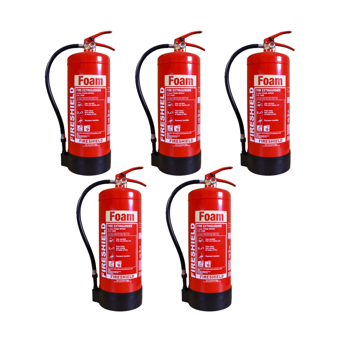 related product bundle-56.5-x-6lt-fireshield-afff-foam-fire-extinguishers