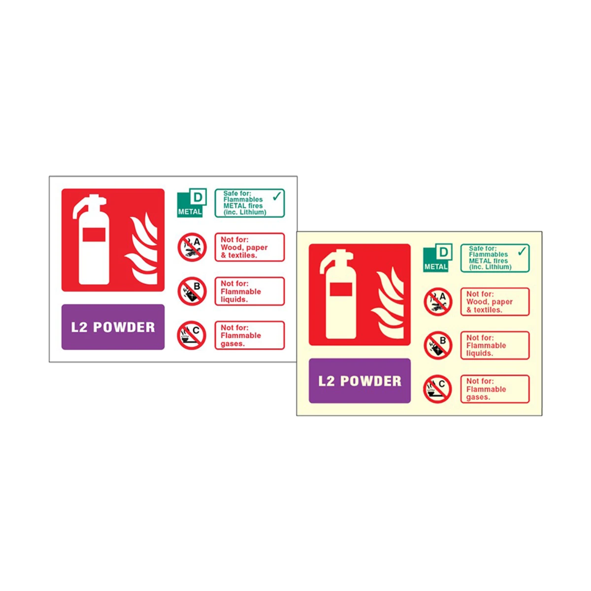 related product l2-powder-spray-fire-extinguisher-sign