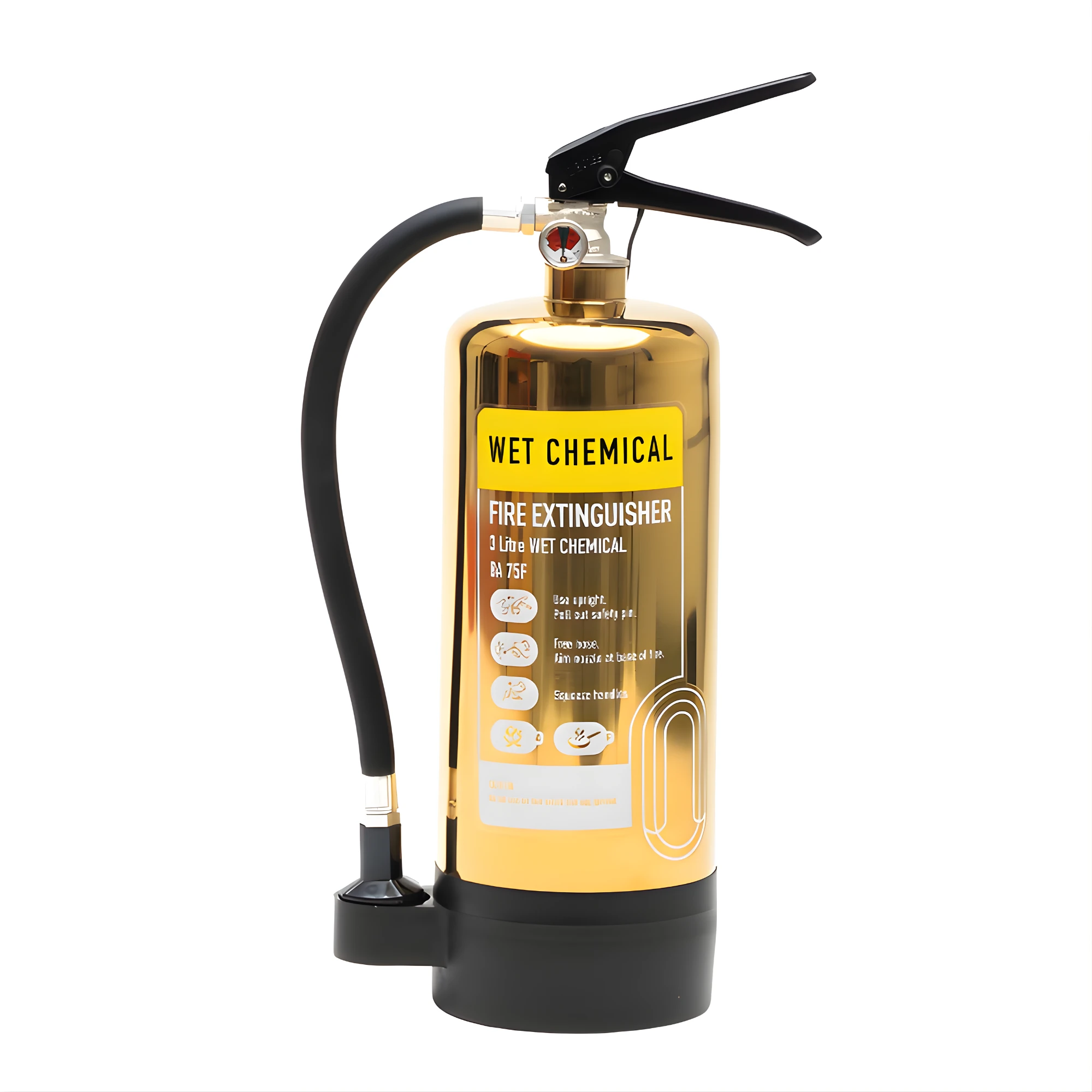 related product fire-shield-3l-polished-gold-fire-extinguisher