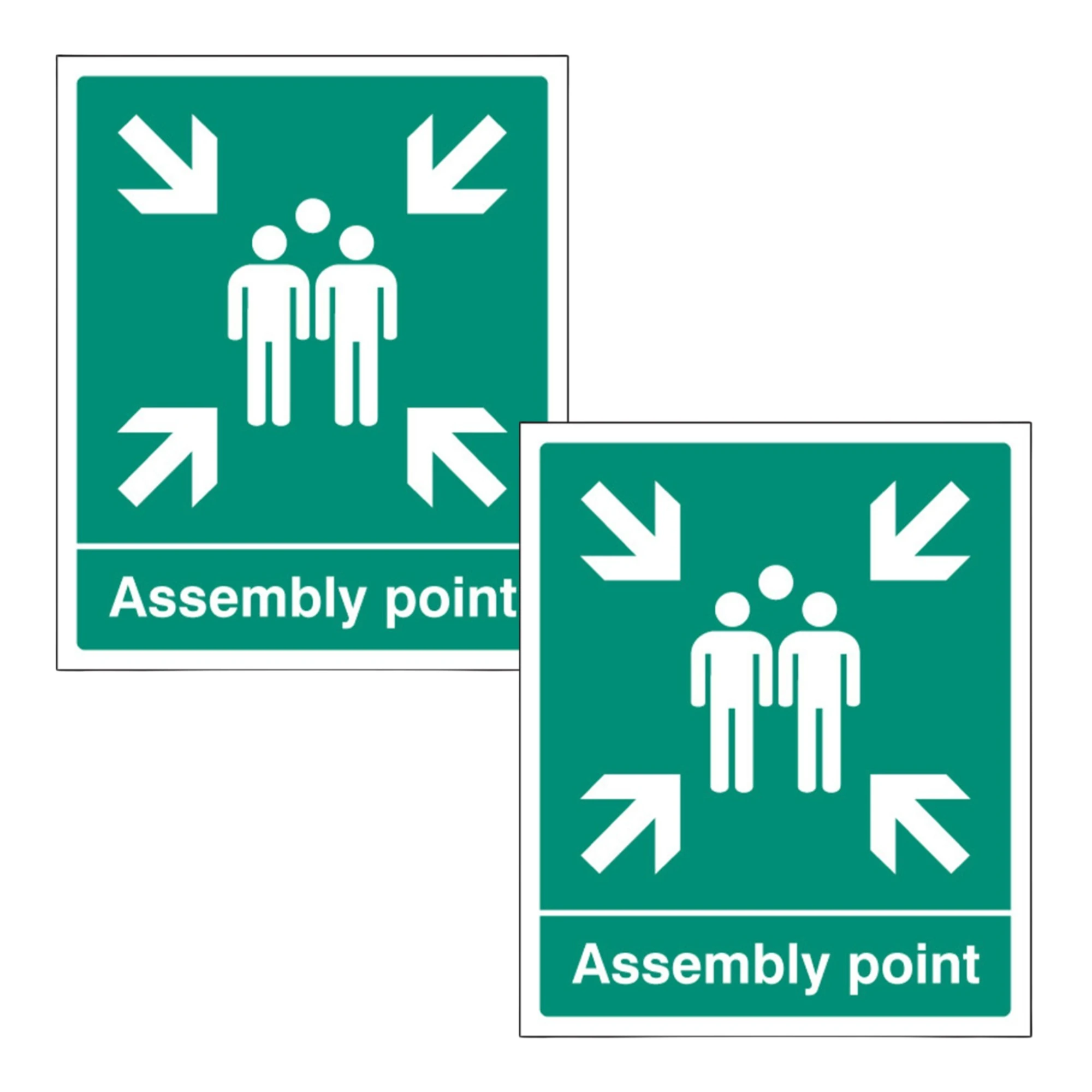 related product group-assembly-point-sign