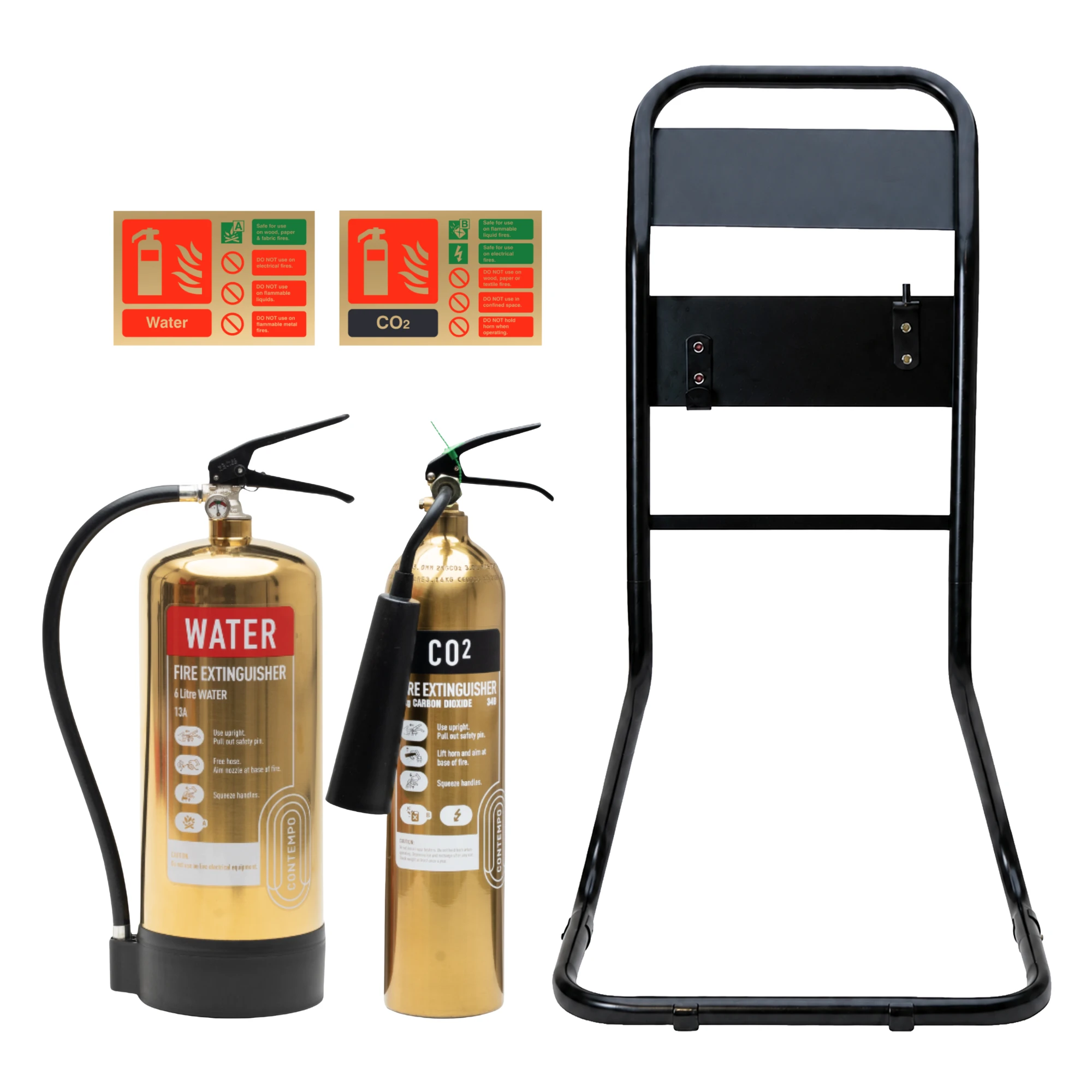 related product polished-gold-water-and-co2-extinguishers-pack-1793029973