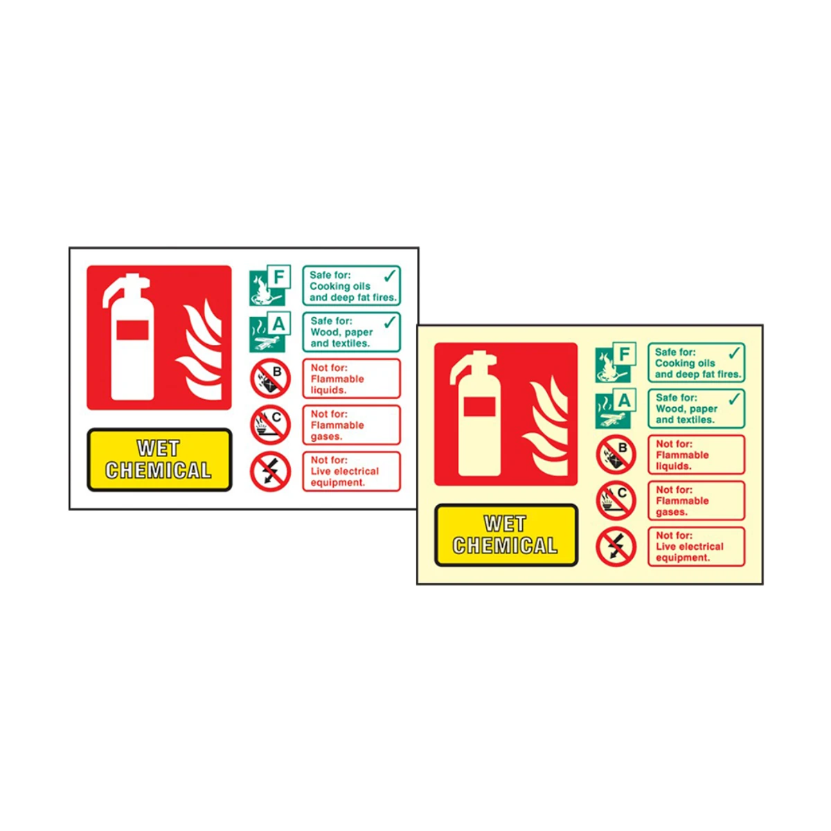 related product wet-chemical-fire-extinguisher-sign-(1)