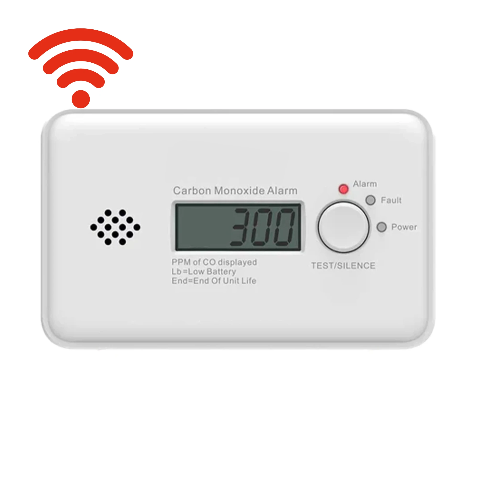 related product wireless-co-alarm-front-view