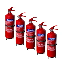 5 x FireShield 2kg Dry Powder Fire Extinguishers-cards