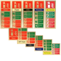 Contempo Fire Extinguisher Signage-cards