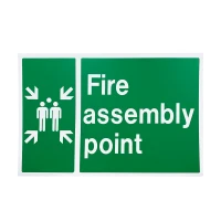 Fire Assembly Point Signs-cards