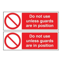 Machinery Signs-cards