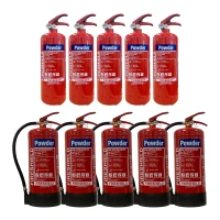 5 x FireShield 2kg & 5 x 6kg Dry Powder Fire Extinguisher-cards