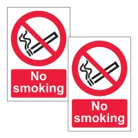 No Smoking Signs-cards