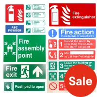 Fire Signage Clearance Sale-cards