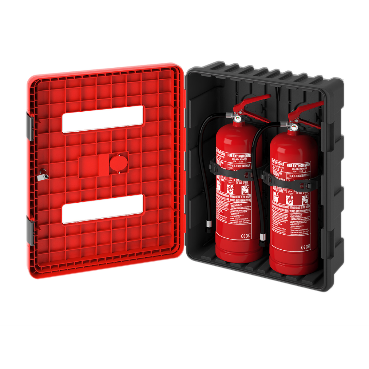Commander 9kg Capacity Fire Extinguisher (Double) Fire