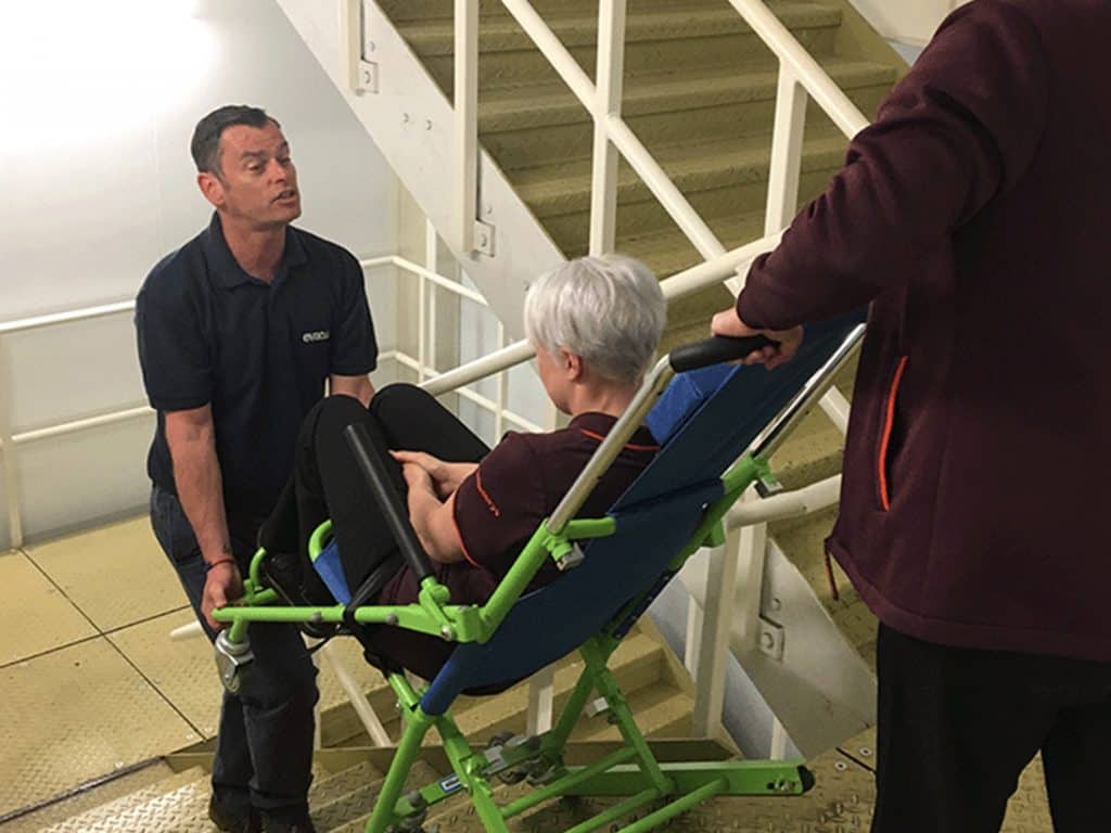 evacuation-chair-on-stairs