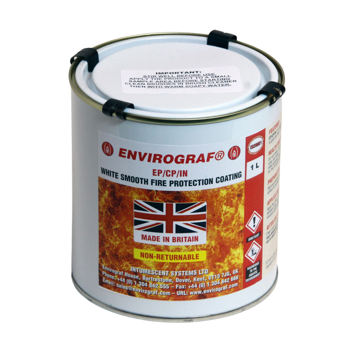 Envirograf EP/CP Fire Resistant Coating for LathandPlaster Ceilings