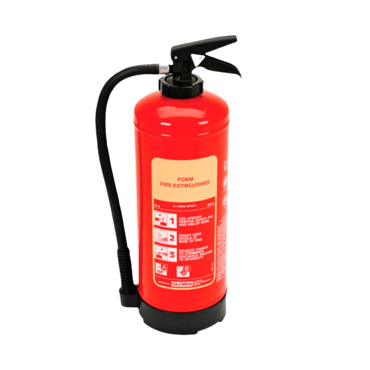 Gloria Foam Fire Extinguisher Cartridge Operated Fire Protection