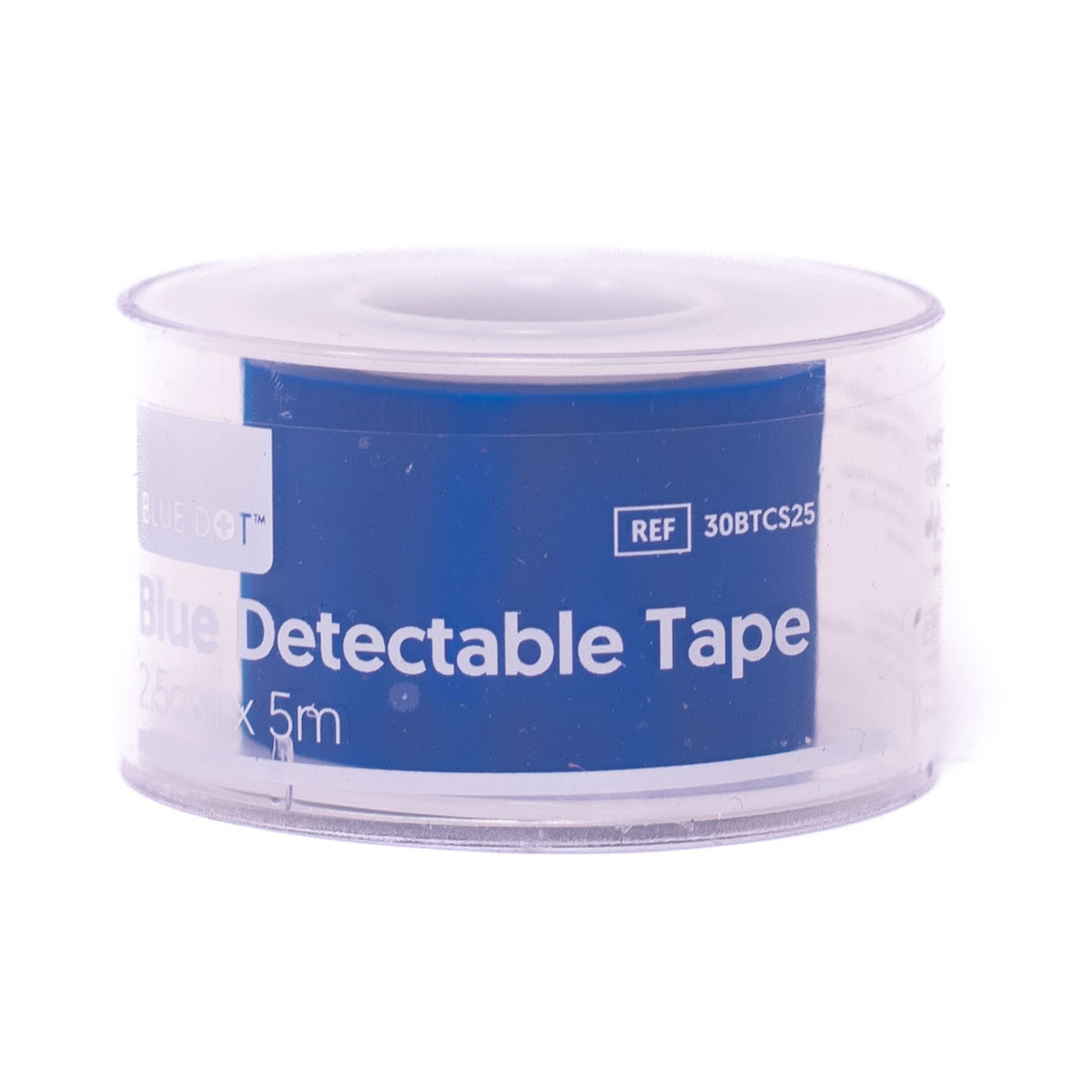 Blue Dot Blue Detectable Tape 2.5cm x 5m | 30BTCS25 | FPS