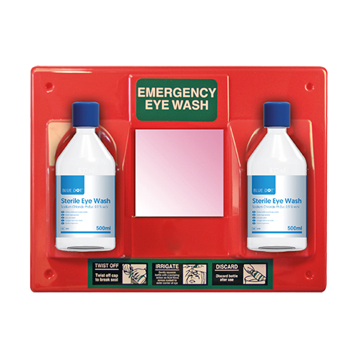 Blue Dot Orange Eyewash Station FPS Fire Protection Shop